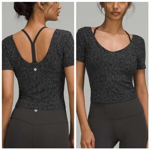 Lululemon Align T-ShirtIntertwined Camo Deep Coal Multi